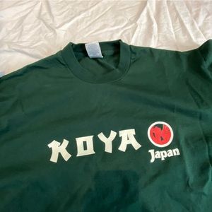 Koya Japan green tshirt Men´s US XL